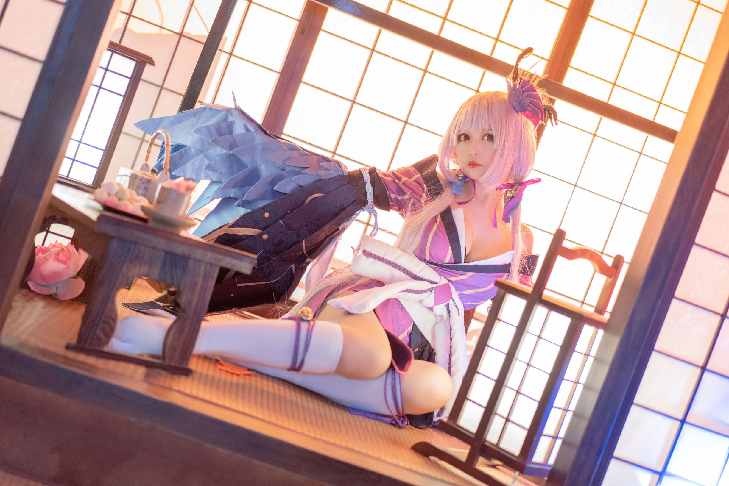 [Cosplay写真]大眼萌妹黑猫猫OvO以津真天插图8